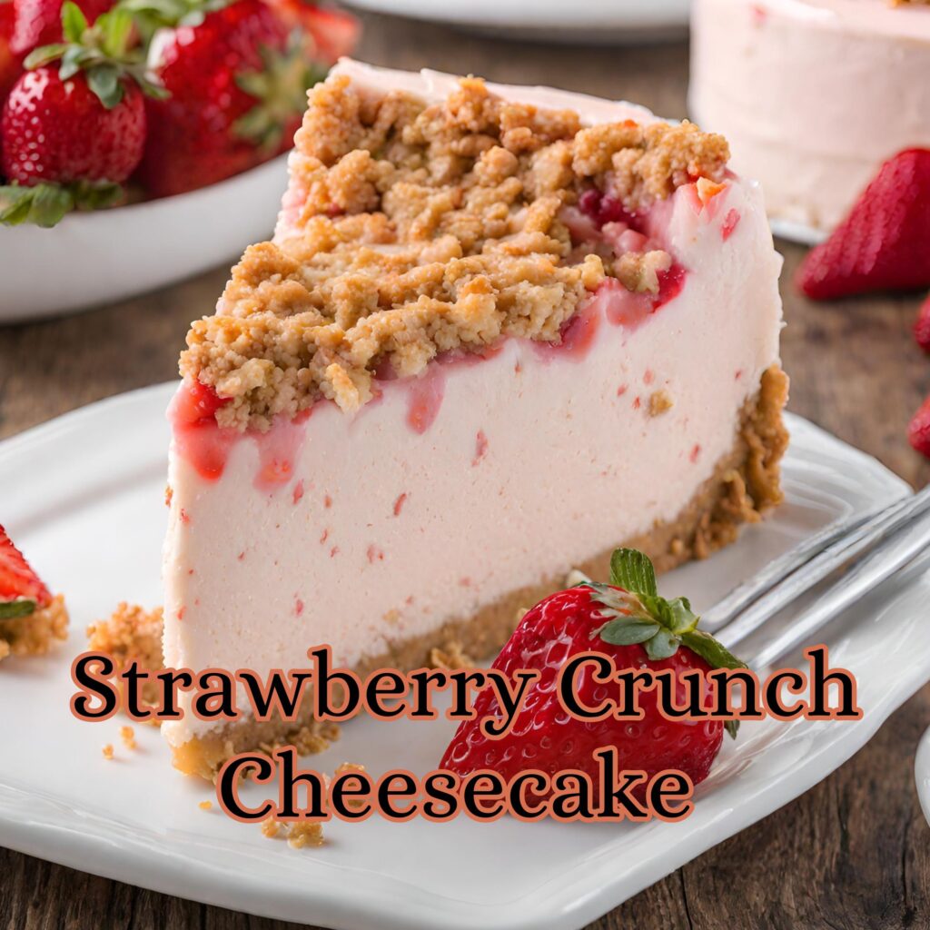 Strawberry Crunch Cheesecake: A Delectable Delight