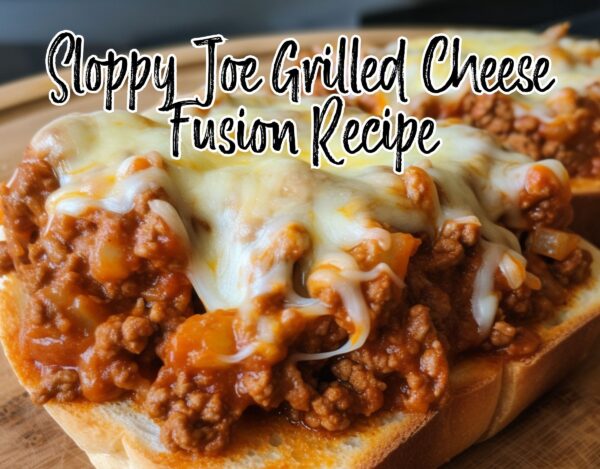 Sloppy Joe Grilled Cheese Fusion Recipe