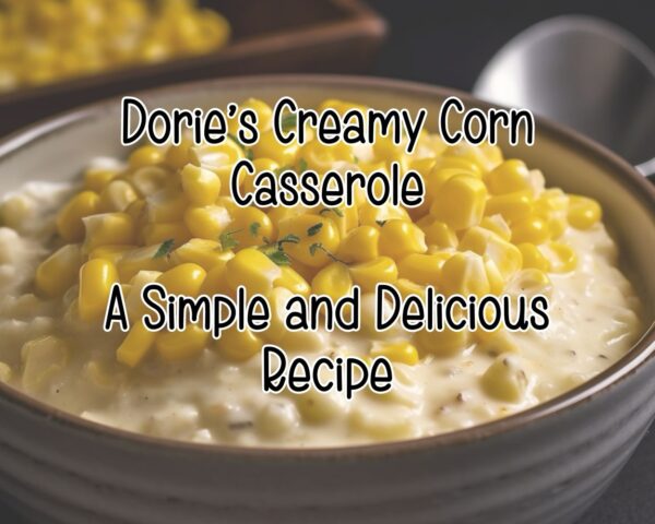 Dorie’s Creamy Corn Casserole: A Simple and Delicious Recipe